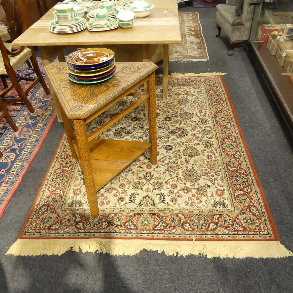 BELGIAN MACHINE KNOTTED WOOL RUG 1950x1400mm Image 1++