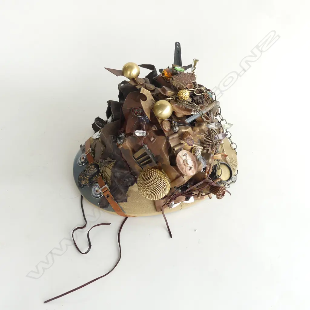 SEAN FOOT STEAM PUNK WEARABLE ART HAT (THOUGH HEAVY!)  Image 1++