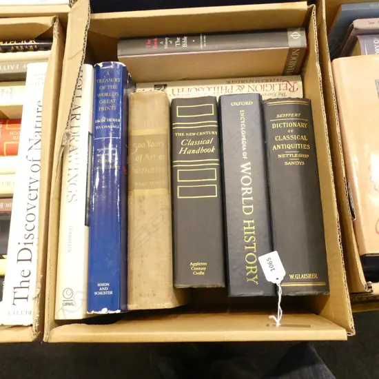 BOX OF ASST BOOKS