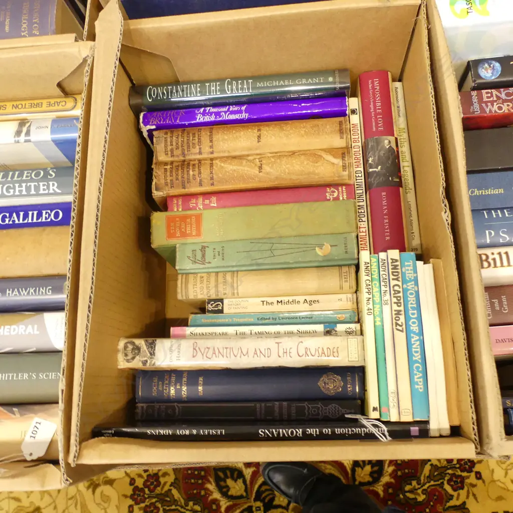 BOX OF ASST BOOKS Image 1++