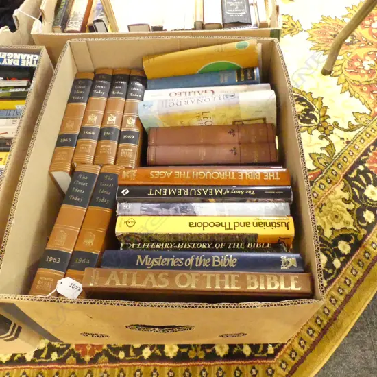 BOX OF ASST BOOKS