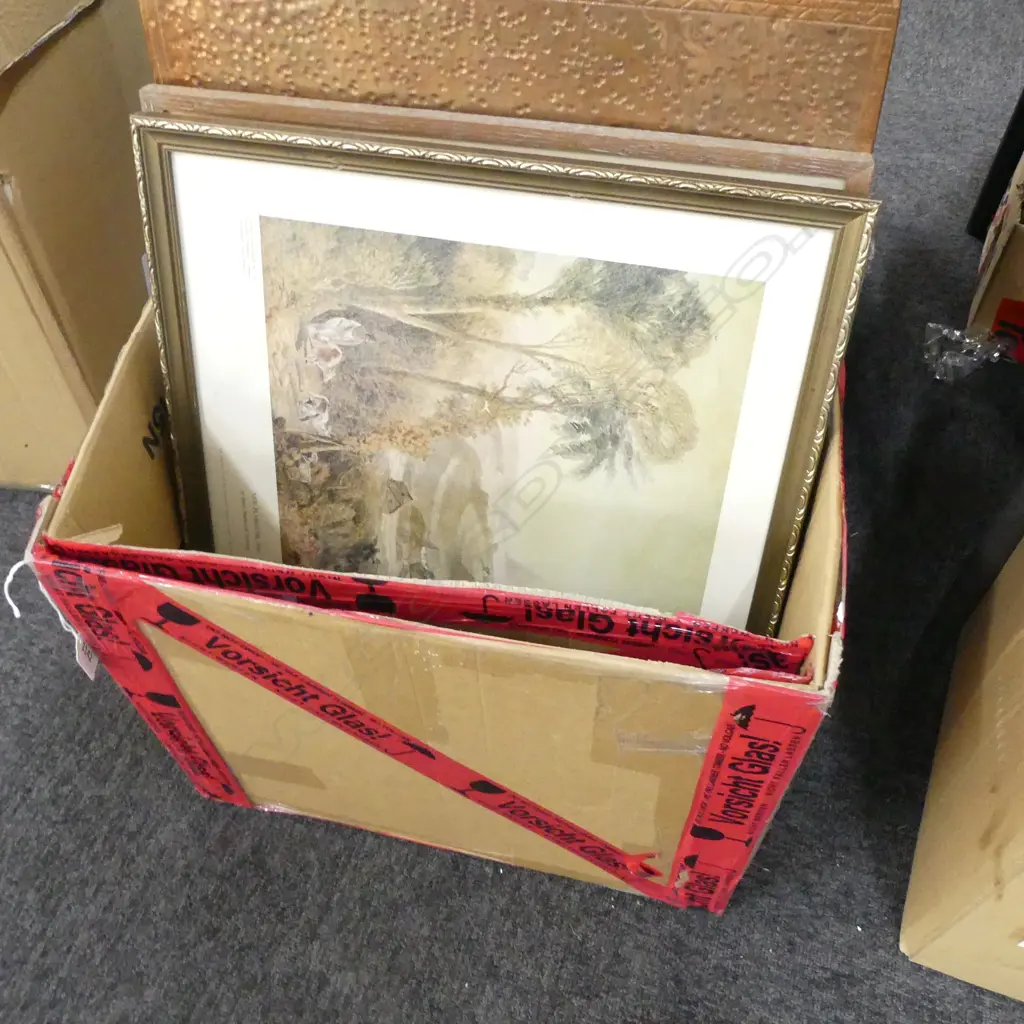 BOX LOT ASST. ARTWORKS Image 1++