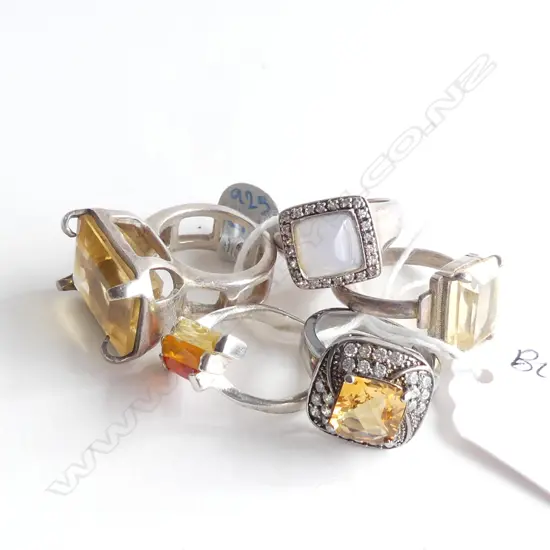 5 STG RINGS 41 GRAMS