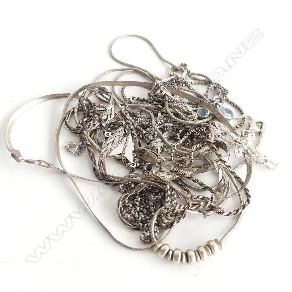 10 STG NECKLACES 52 GRAMS Image 1++