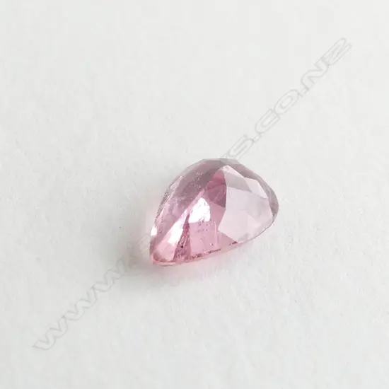 LOOSE TOURMALINE GEMSTONE FACETTED TEAR DROP CUT 1.12 CTS WITH REPORT