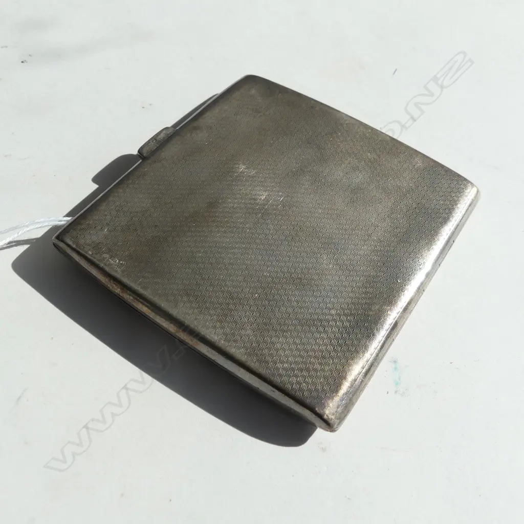 STG SILVER CIGARETTE CASE, B'HAM 1926 114 GRAMS Image 1++