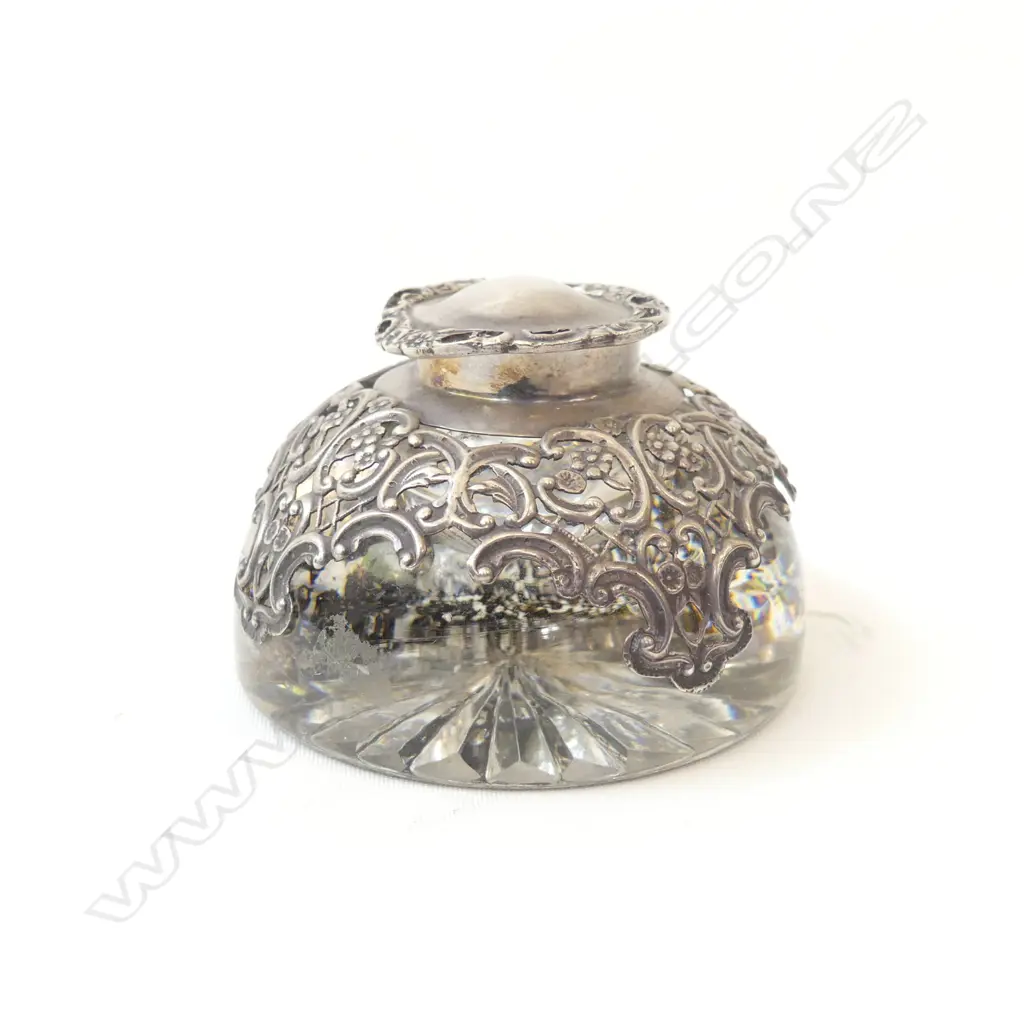 STG SILVER INKWELL 80mm dia AF Image 1++