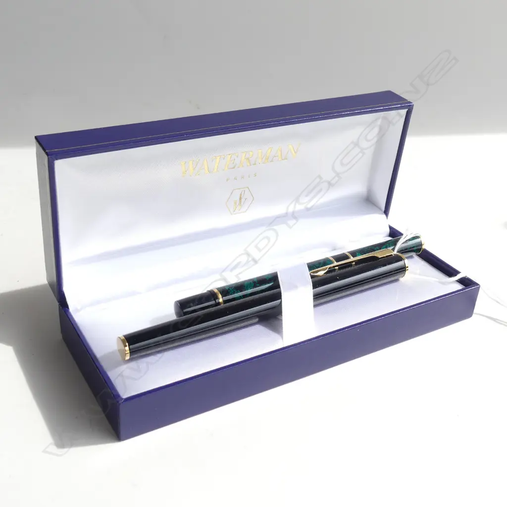 CASED PR WATERMAN'S DESK PENS Image 1++