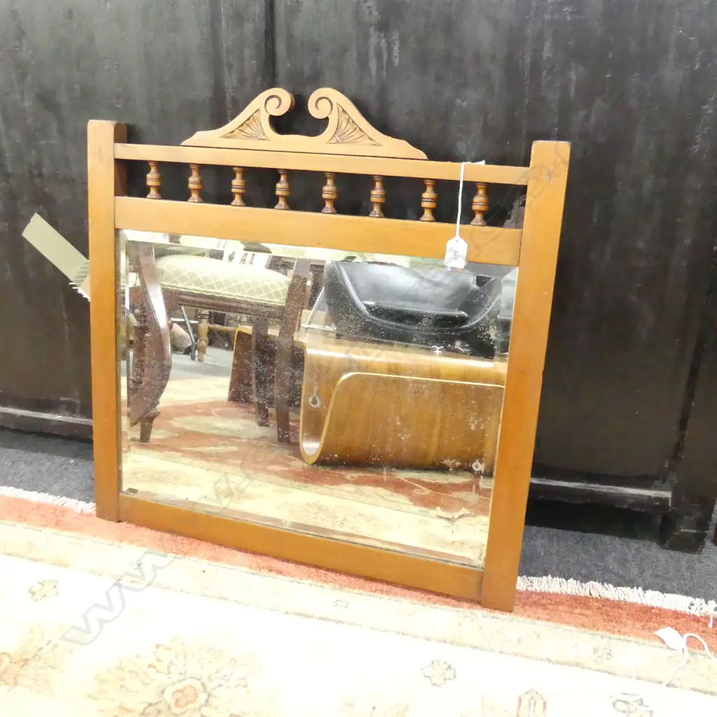 KAURI FRAMED MIRROR C1900 MIRROR NEEDS RESILVERING H 650 MM Image 1++