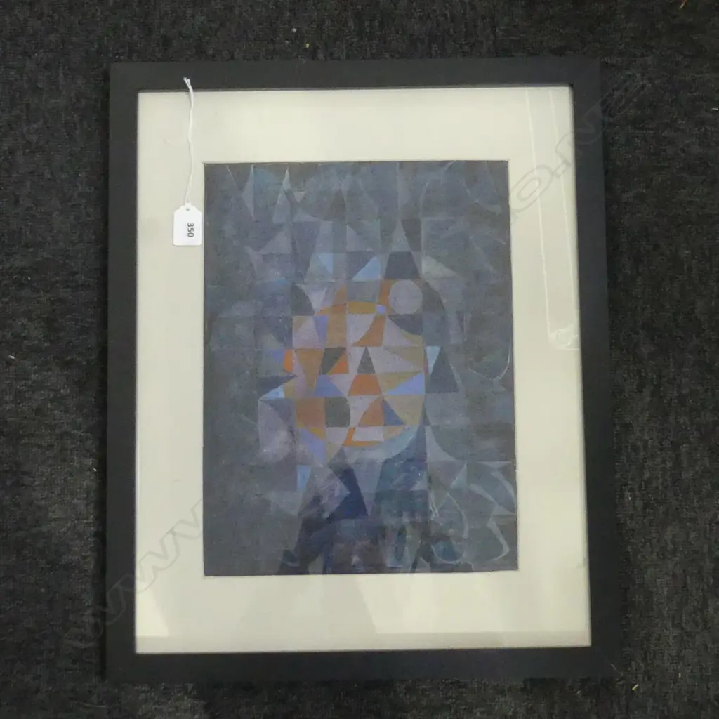 GEOFF FAIRBURN ABSTRACT W/C 350x260 SIGNED & DATED 1990 Image 1++