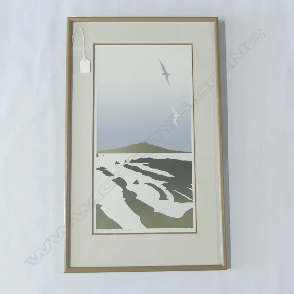 MALCOLM WAR, 'ARTISTS PROOF NORTH SHORE', SCREENPRINT, SIGNED & DATED, 460 x 235mm Image 1++