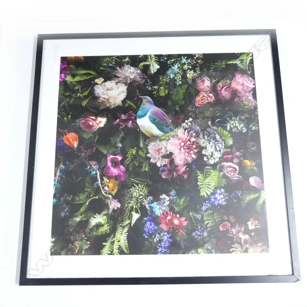 KERURU IN FLOWERS ART PRINT 795x795mm AF Image 1++