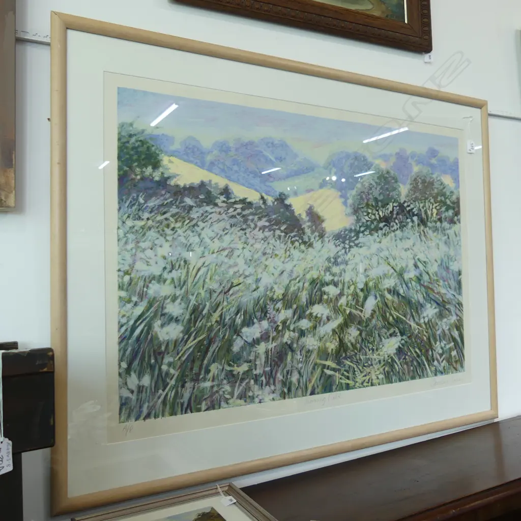 CAROLINE SYKES 'MORNING FIELD' ARTISTS PROOF PRINT 665x960mm Image 1++