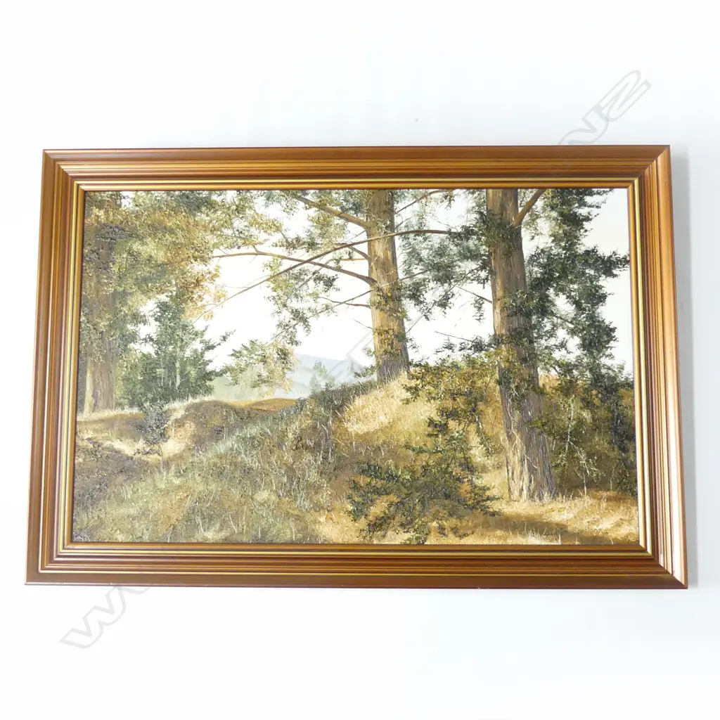 OIL ON BOARD BY JUDITH MORETON 'GUAVAS HAWKES BAY' SIGNED & DATED '77 H. 545 x 830mm Image 1++