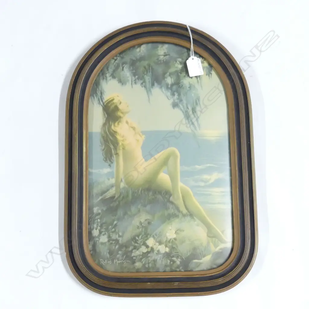 MABEL ROLLINS HARRIS 'MOONLIGHT RHAPSODY' FRAMED PRINT 375 X 230MM Image 1++