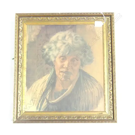 FRAMED C.F GOLDIE PRINT ENA te PAPATAHI 400 X 340 MM