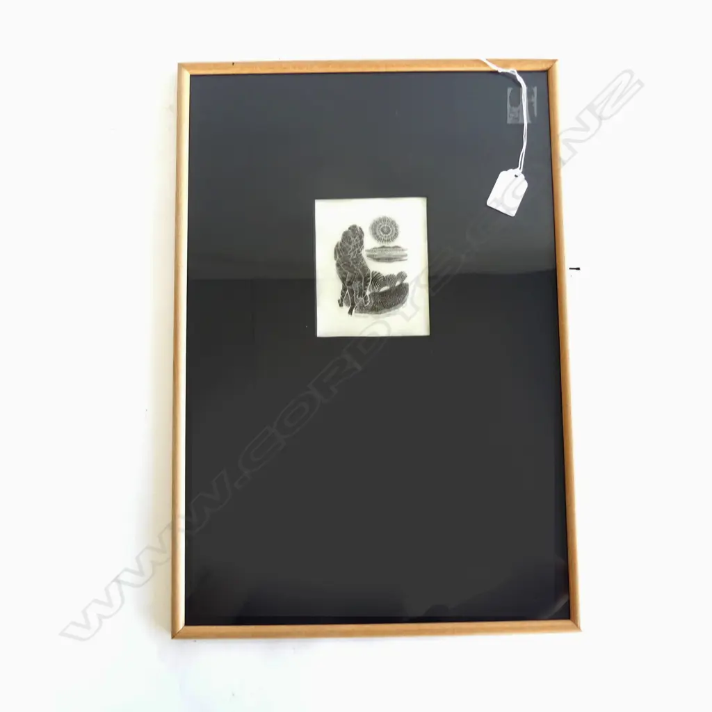 CAMPBELL SMITH WOODCUT 3/10, SUMMER SUN 110 x 85mm Image 1++