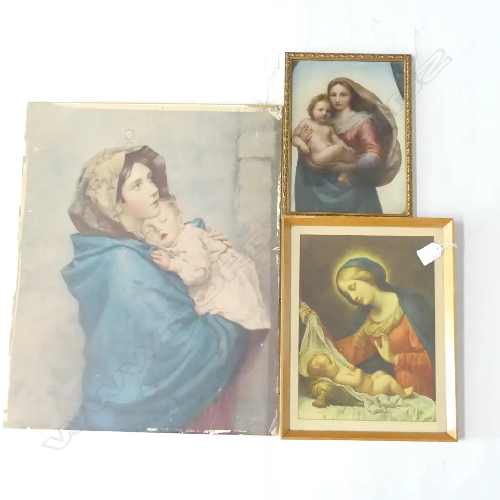 3 RELIGOUS PRINTS: JESUS a.f ETC Image 1++