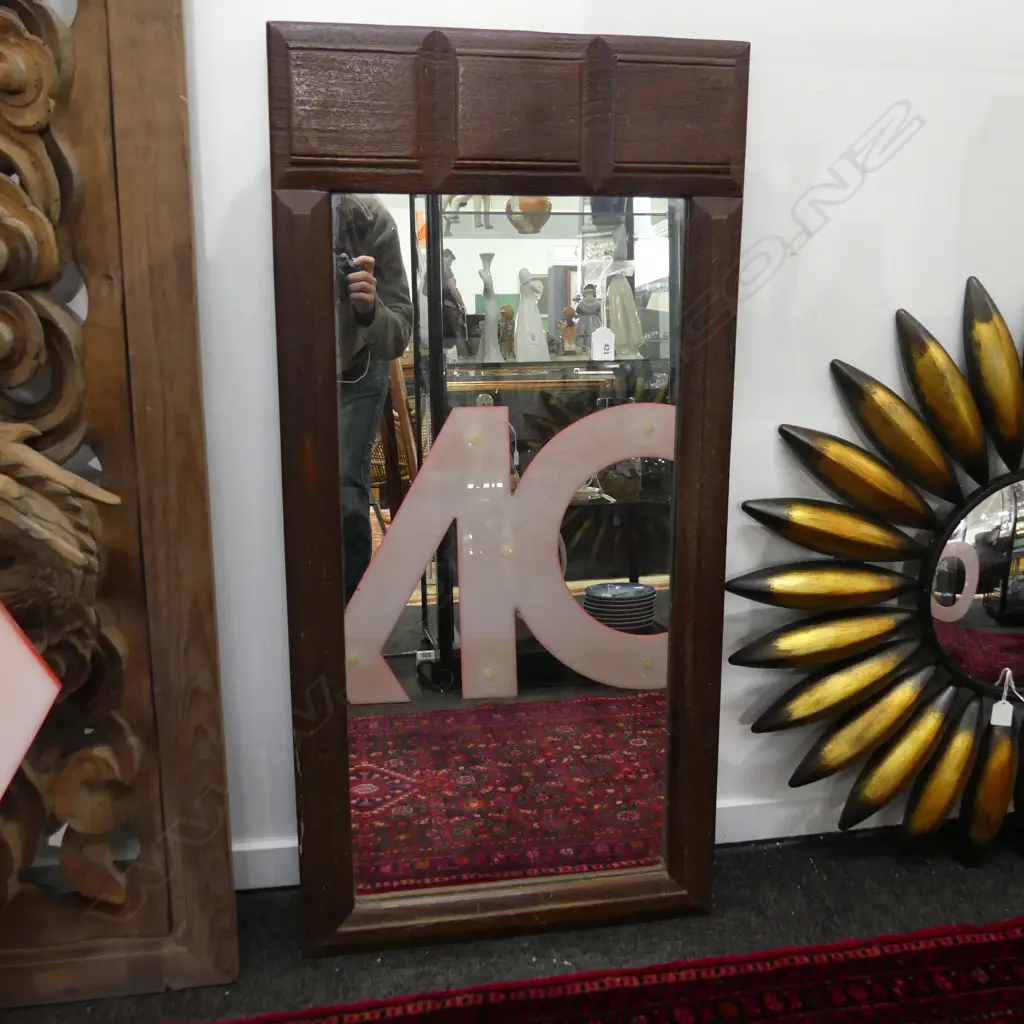 WOODEN MIRROR 1050x510mm Image 1++