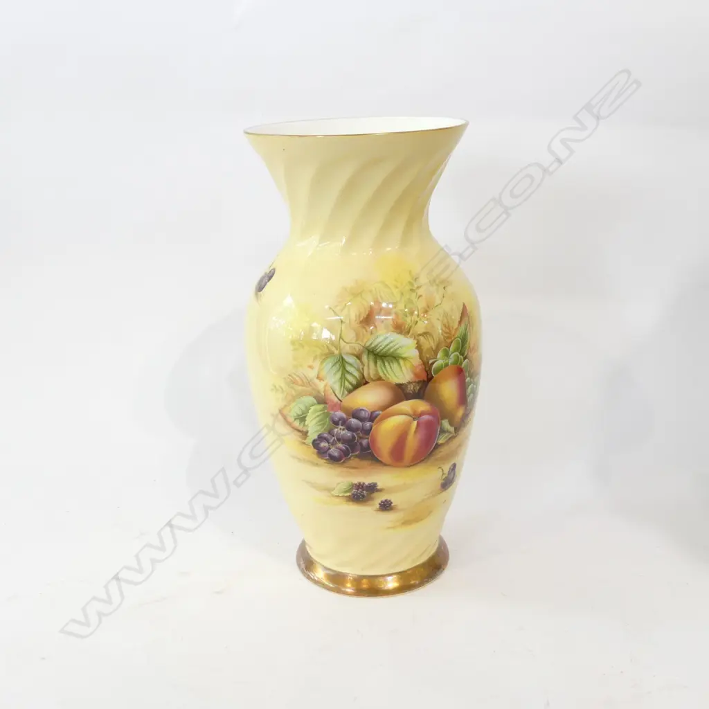 AYNSLEY ORCHARD GOLD VASE H. 230MM Image 1++