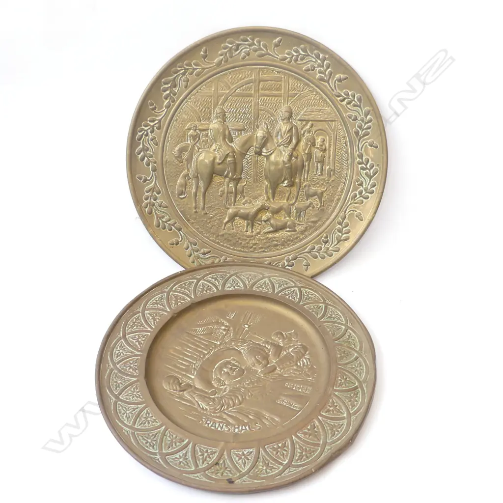 TWO METAL WALL PLATES. Image 1++