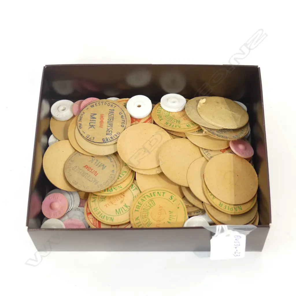 COLLECTION OF EARLY NZ MILK TOKENS Image 1++