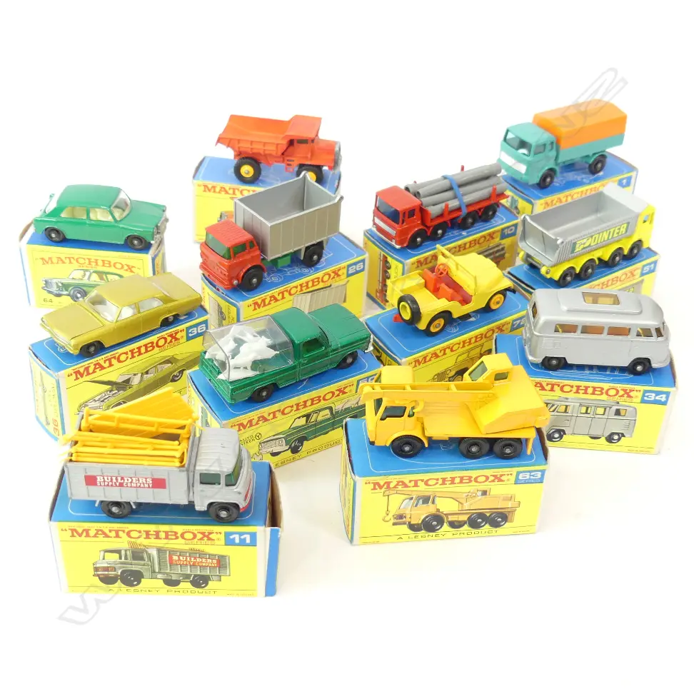 12 MATCHBOX SERIES mainly 'F' BOXED VEHICLES Image 1++