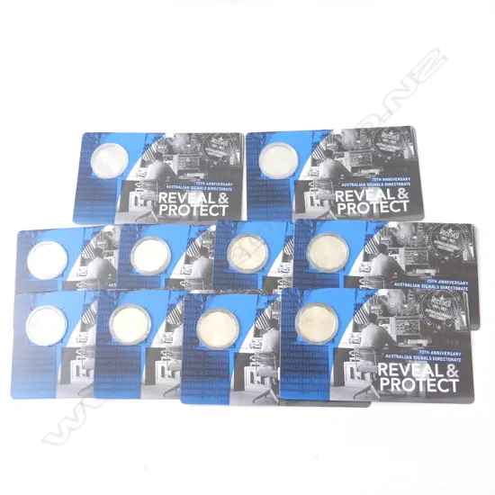 10 NEW AUSTRALIAN 50 CENT COMMEMORATIVE COINS EXTRA FINE UNOPENED CONDITION