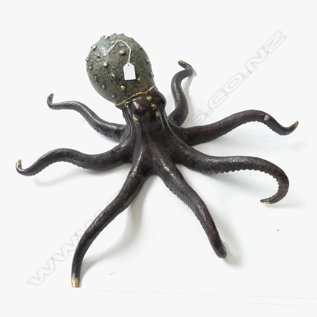 BRONZE MEDIUM SIZE OCTOPUS TENTICLES OUTSTRETCHED D.770mm Image 1++