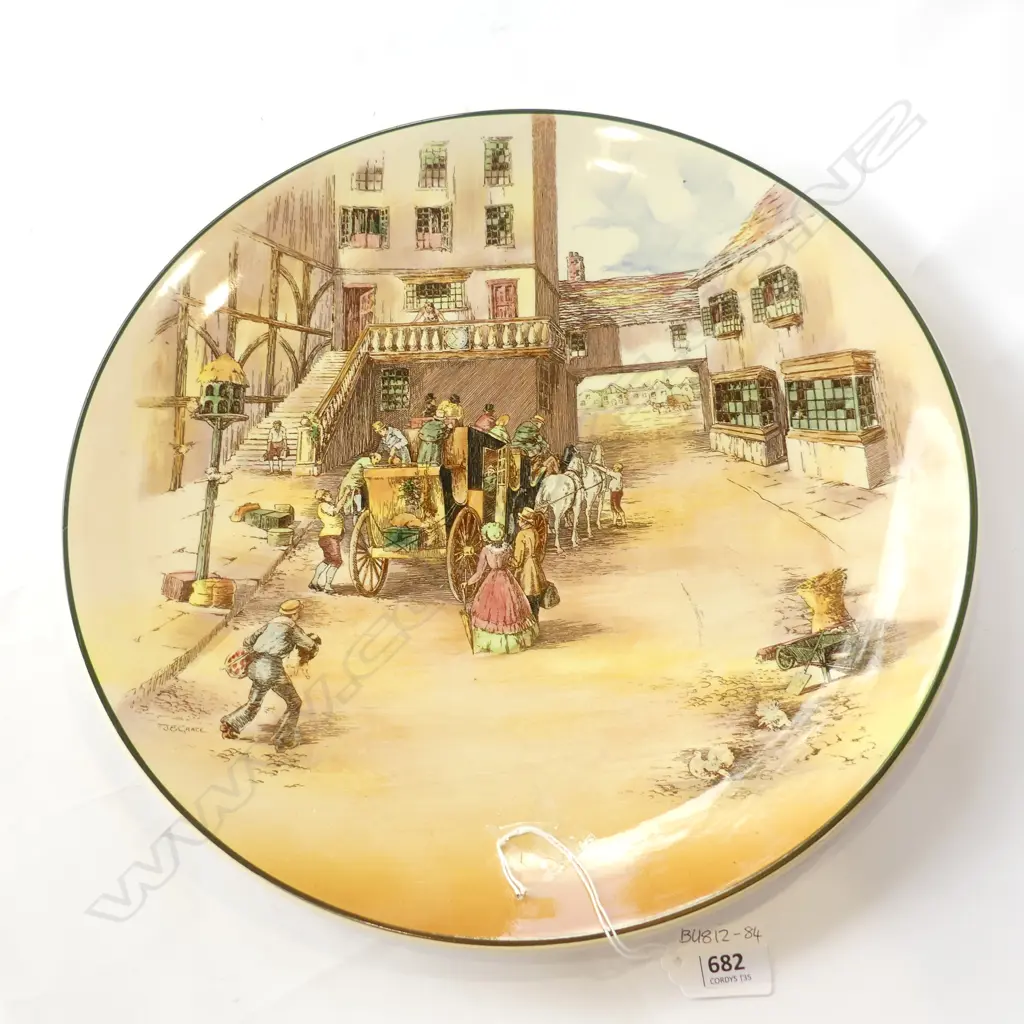 ROYAL DOULTON 'OLD ENGLISH COUNTRY SCENES' CHARGER, DIA 340MM Image 1++