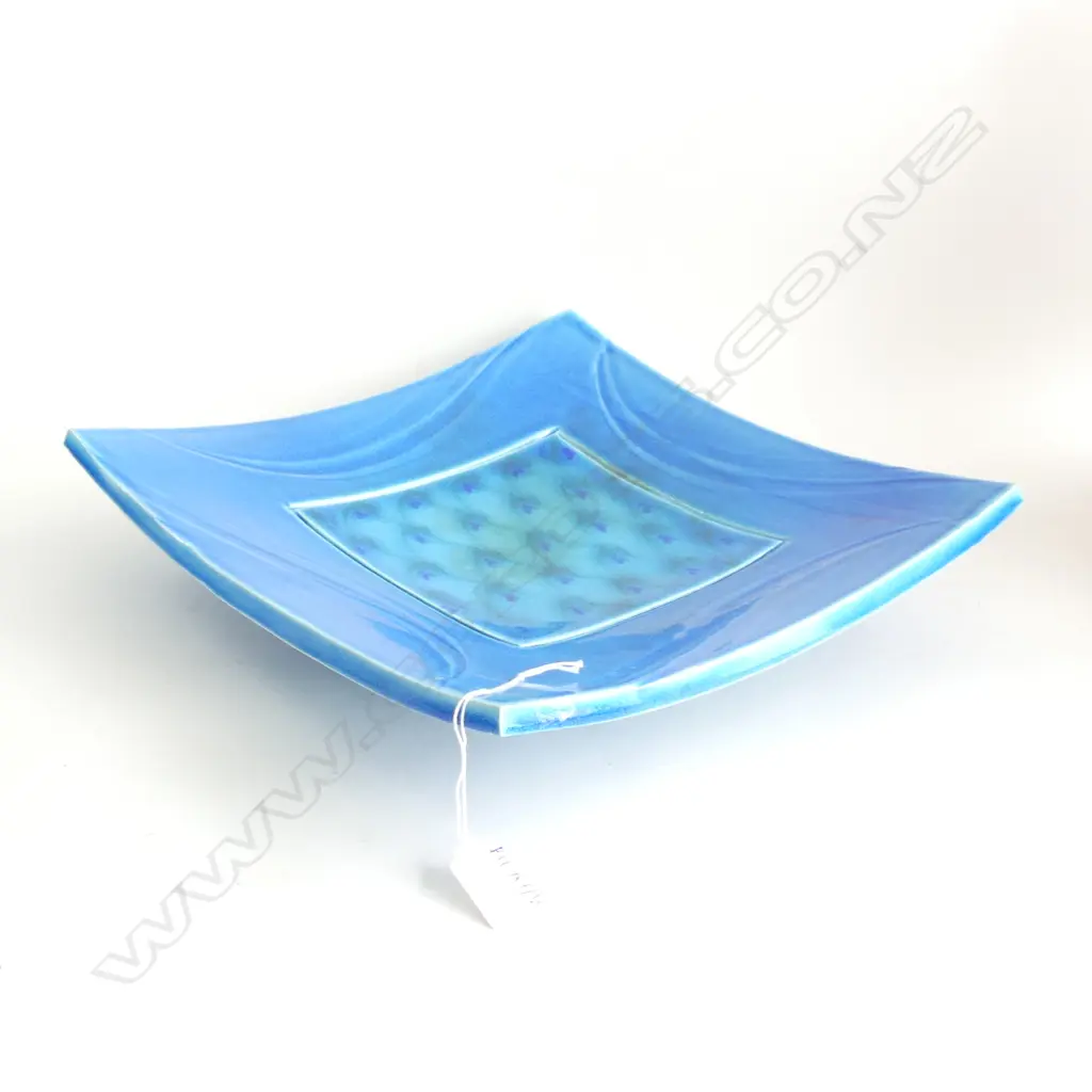 MERILYN WISEMAN BLUE PLATTER 310x310mm... Image 1++
