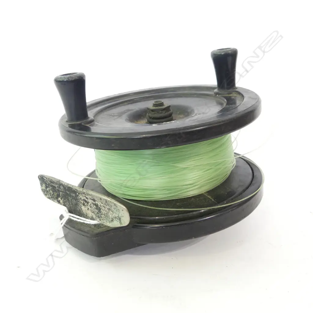 VINTAGE STEELITE FISHING REEL DIA 125MM Image 1++