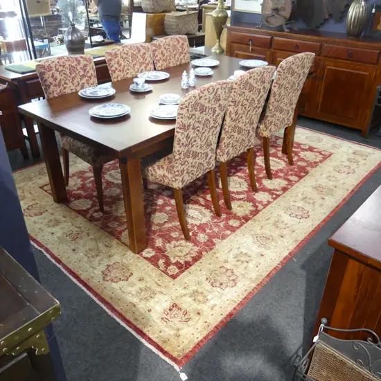 HAND KNOTTED WOOL PILE CHOBI RUG 3050x2410mm