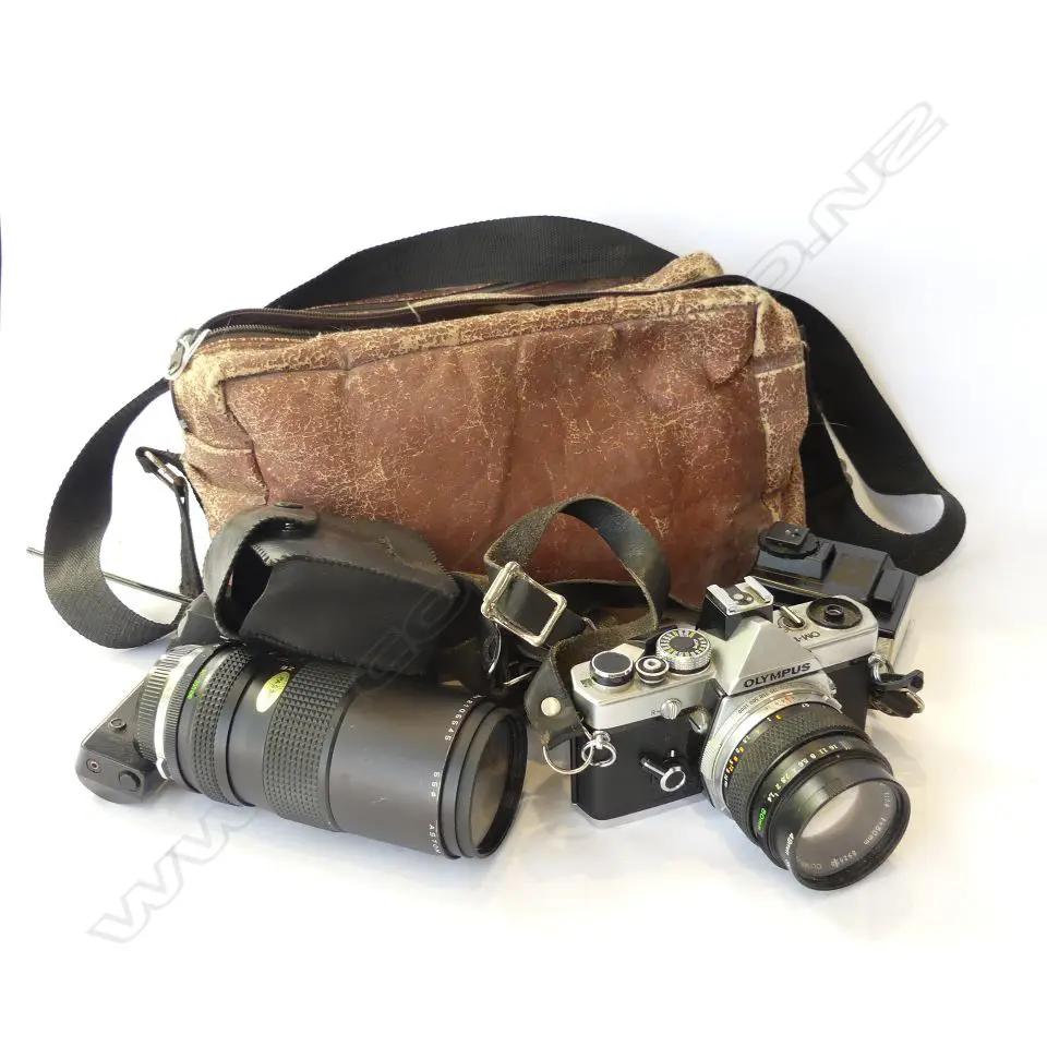 OLYMPUS OM-1 CAMERA + ASST. LENSES ETC Image 1++