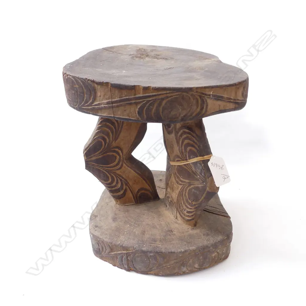 SEPIK RIVER STOOL PAPUA NEW GUINEA Image 1++