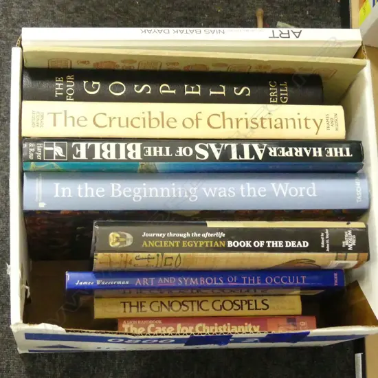 BOX OF ASST BOOKS