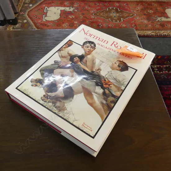 LARGE HARDCOVER NORMAN ROCKWELL '332 MAGAZINE COVERS BOOK