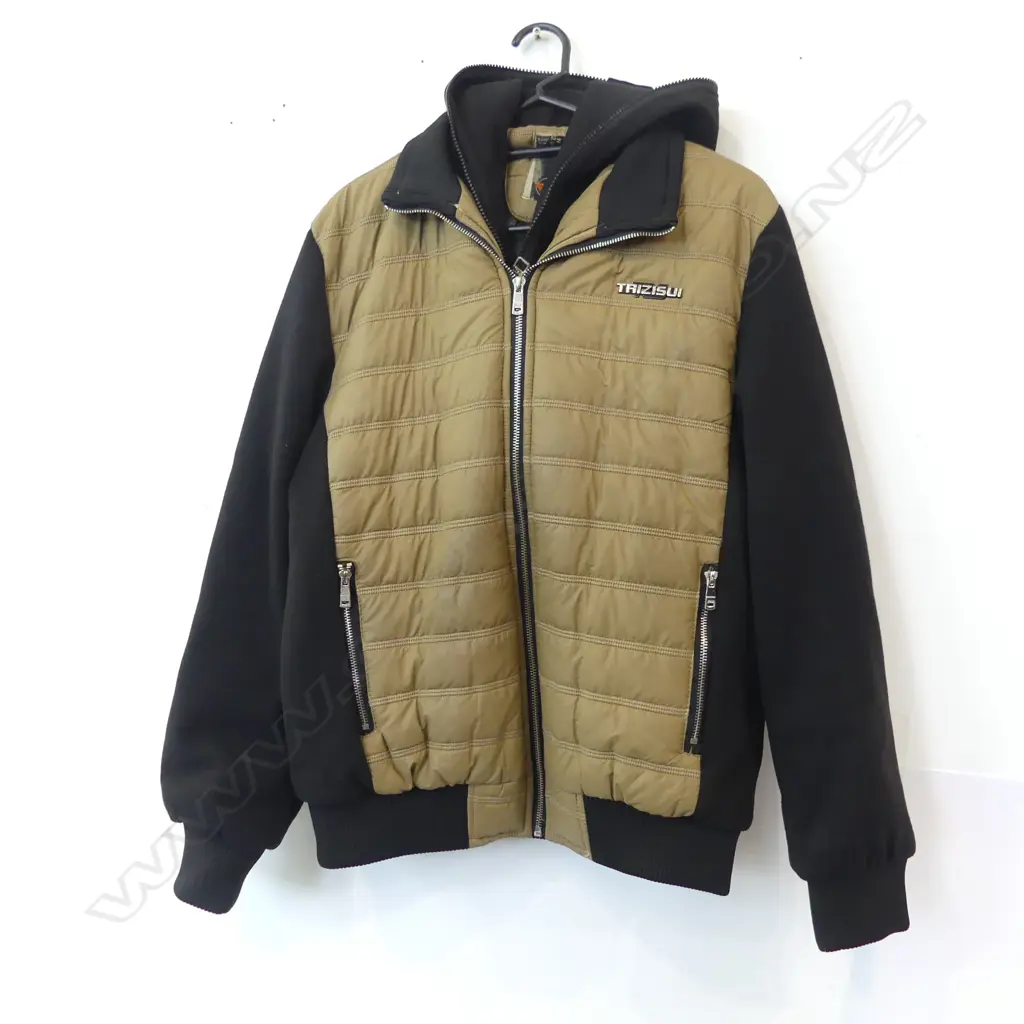 Y.M.X.WANG TAIZISUI 2 LAYER QUILTED HOODED JACKET CHINESE XL Image 1++