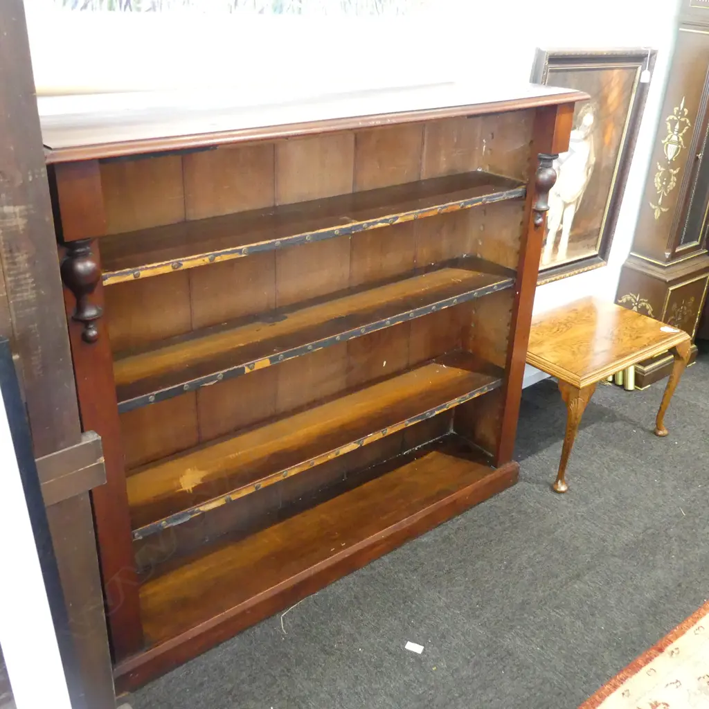 COLONIAL KAURI STANDING BOOKCASE.. Image 1++