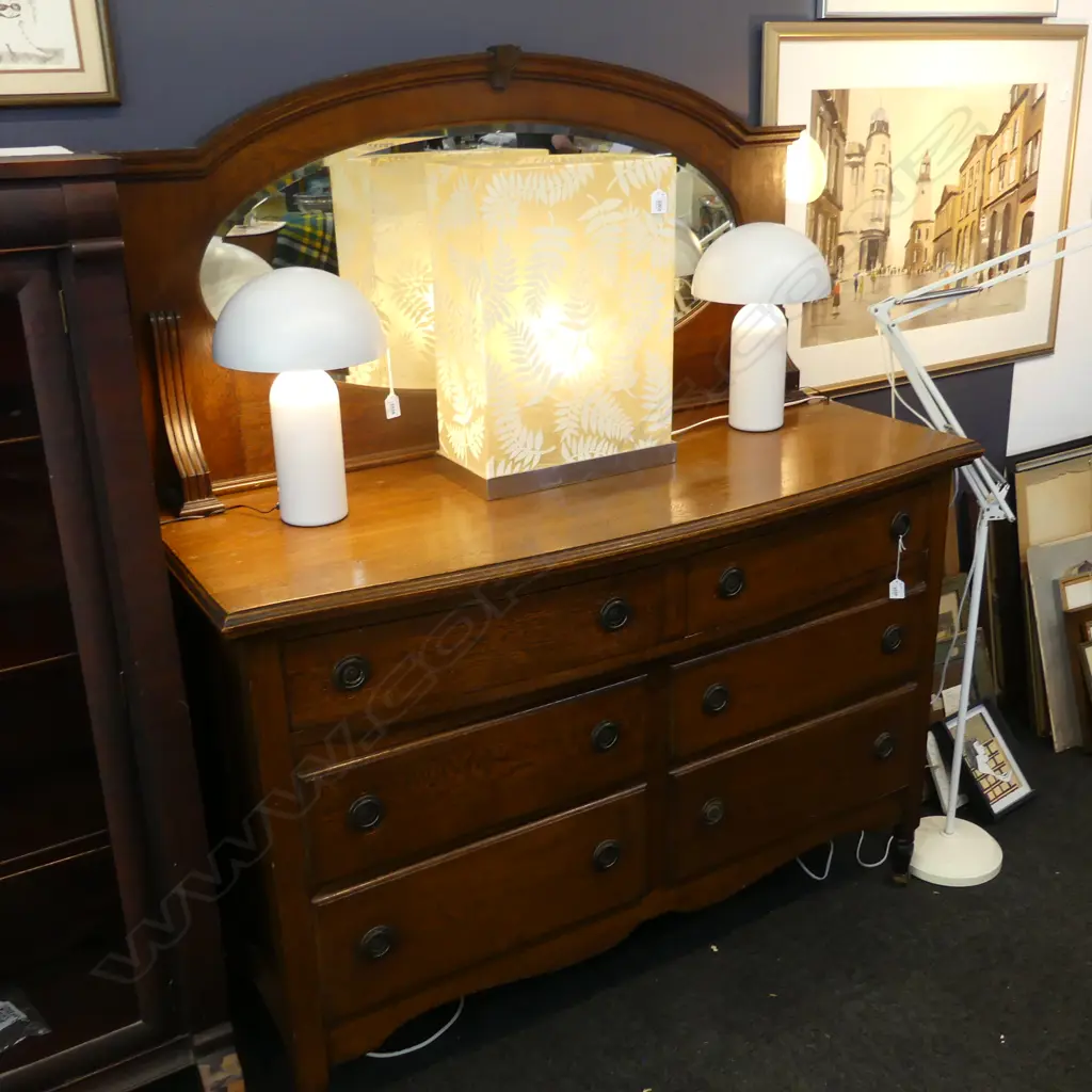 OAK DRSSER w. 6 DRAWERS 1400x560x1650mm... Image 1++