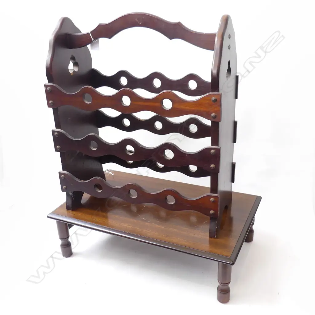 WOODEN TRAY 550x330mm + WINE RACK W.450mm Image 1++