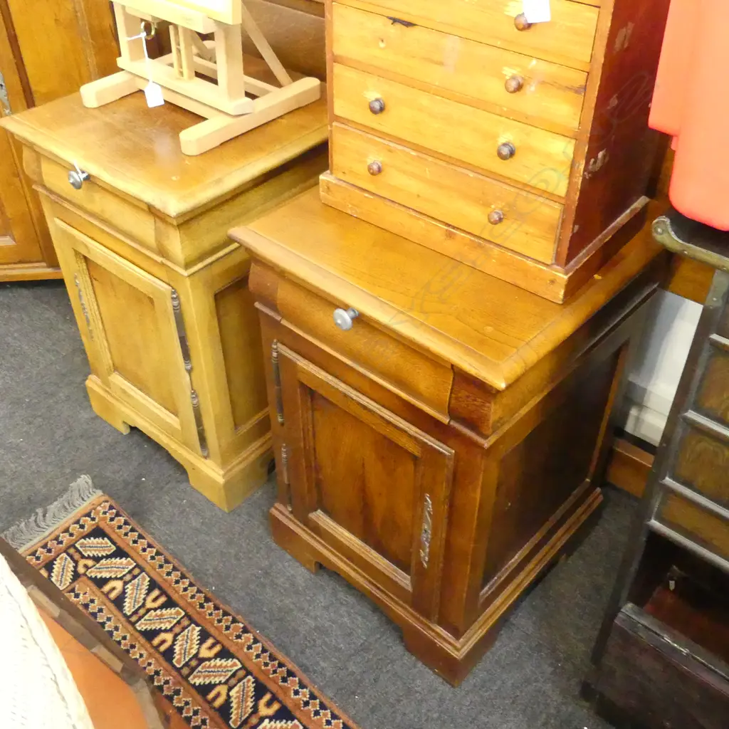 PR SEFTON POWRIE BEDSIDE CABINETS 450x450x680mm Image 1++