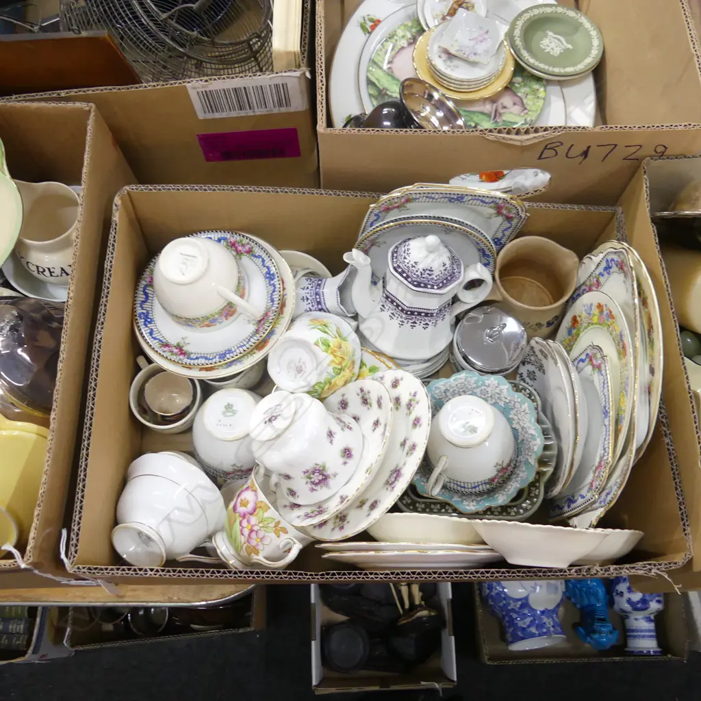 BOX LOT ASST. CHINA; TRIOS ETC Image 1++