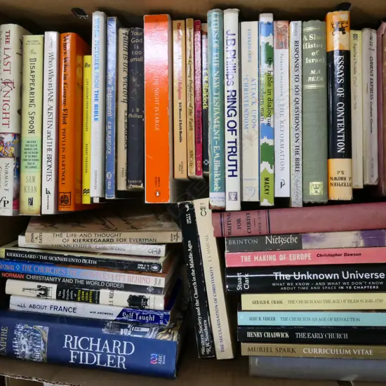 BOX OF ASST BOOKS