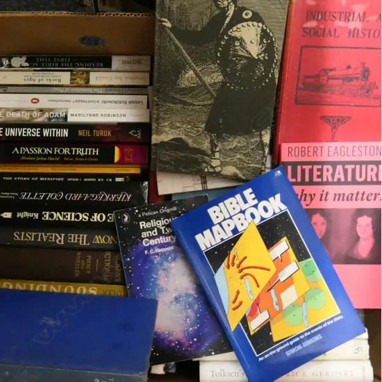 BOX OF ASST BOOKS