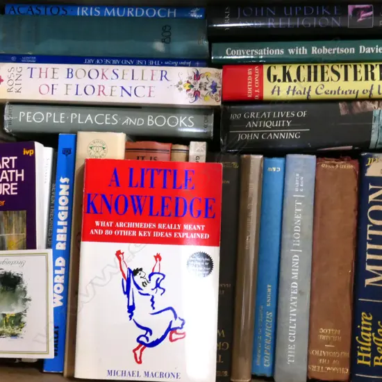 BOX OF ASST BOOKS
