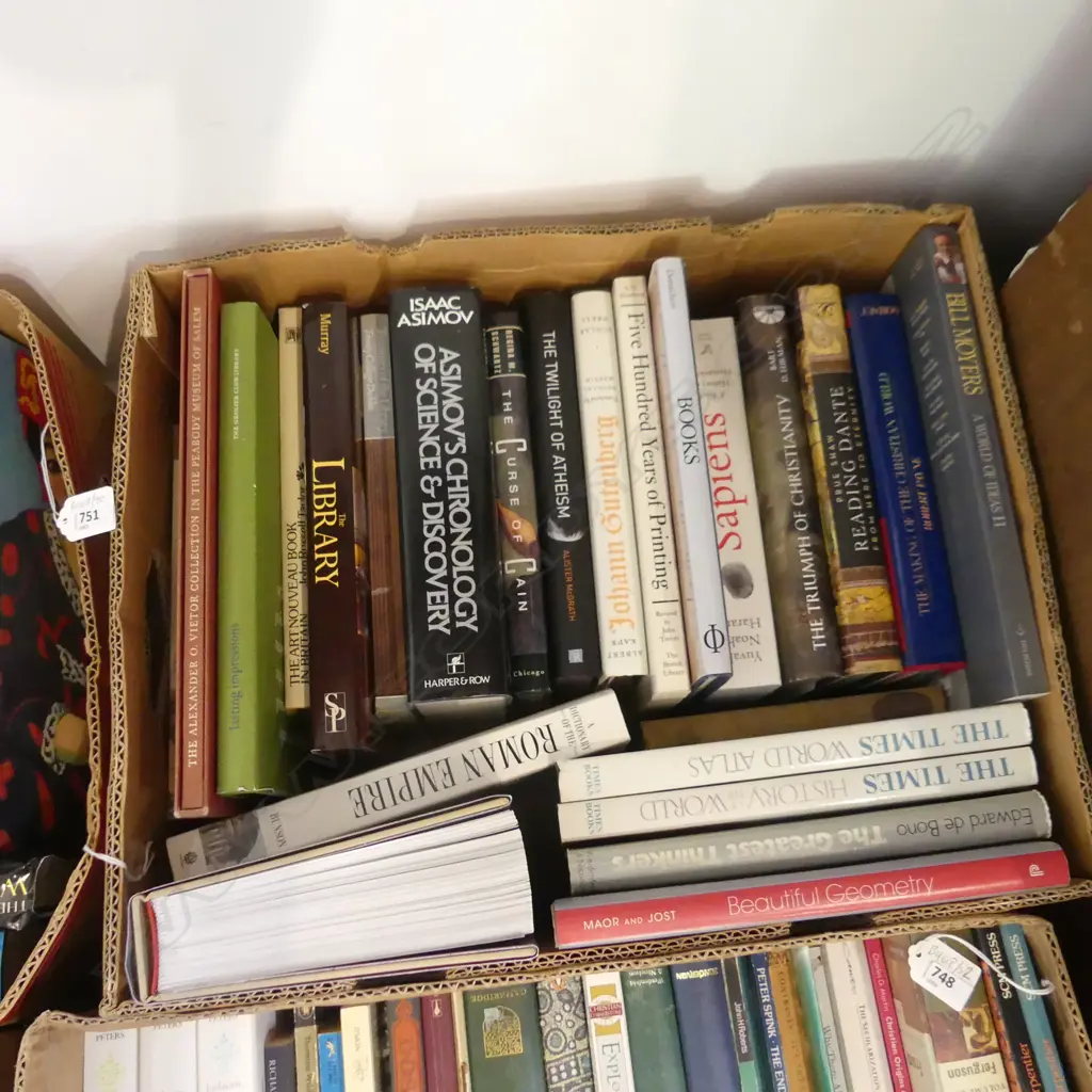 BOX OF ASST BOOKS Image 1++