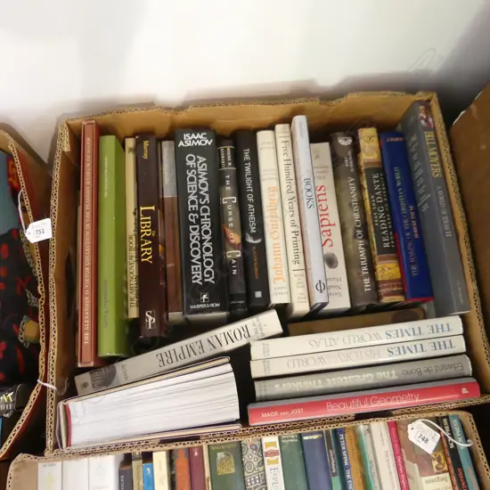 BOX OF ASST BOOKS