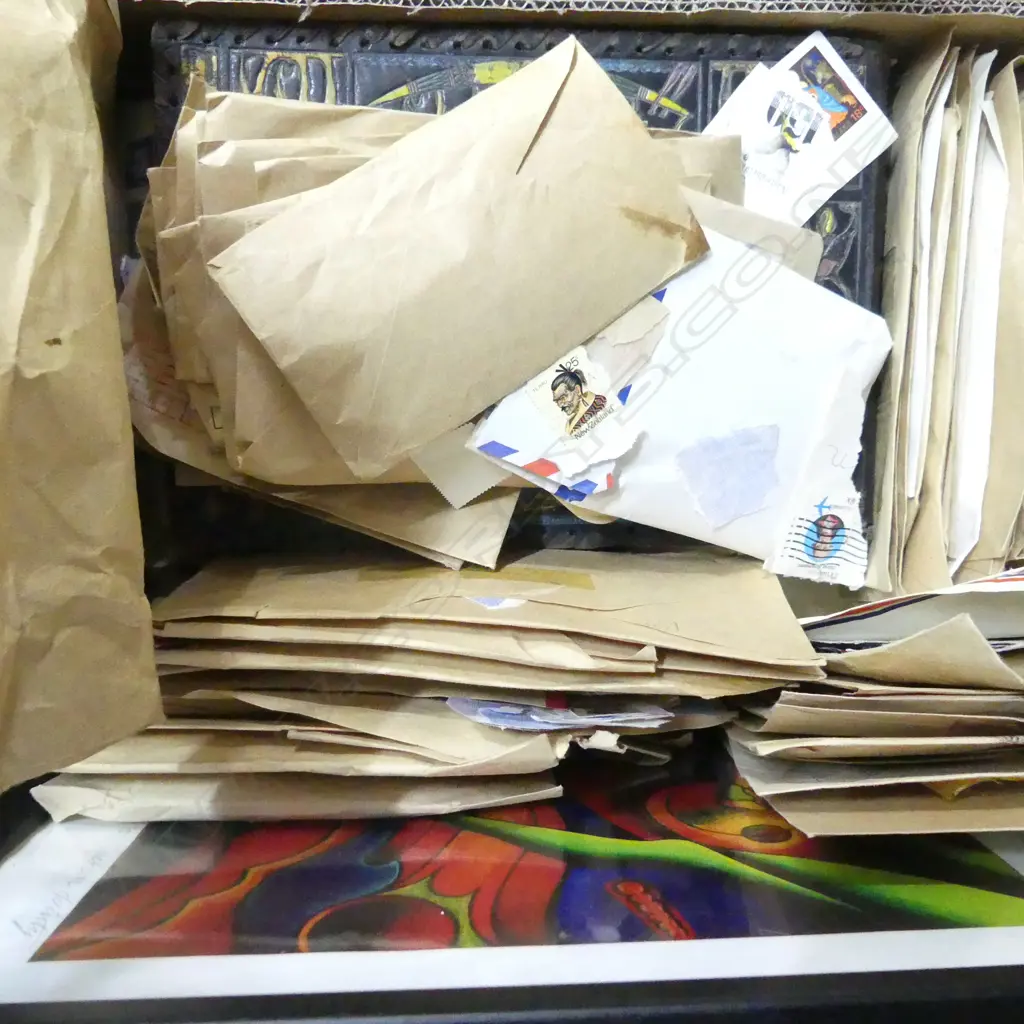 BOX LOT PRINT, EGYPTIAN PHOTO ALBUM C.1940, ROYAL MEMORABILIA, STAMPS ETC Image 1++