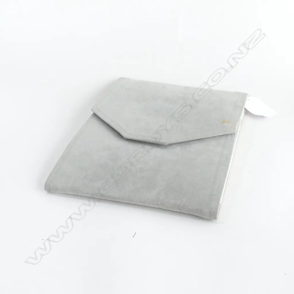 MODERNIST SILVER & LAPIS ? NECKLACE TRIANGULAR LINKS IN ORIGINAL WEISFIELD BOX Image 1++